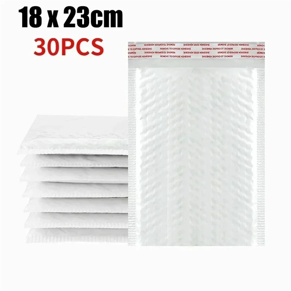 11/15/23cm White Bubble Envelopes Convenient Thicken Waterproof Shockproof Bubble Mailers Envelope Bags Self Seal Packing Bag