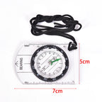 Hot Sale 1pc Outdoor Hiking Camping Compass Map Scale Ruler Multifunctional Equipment
