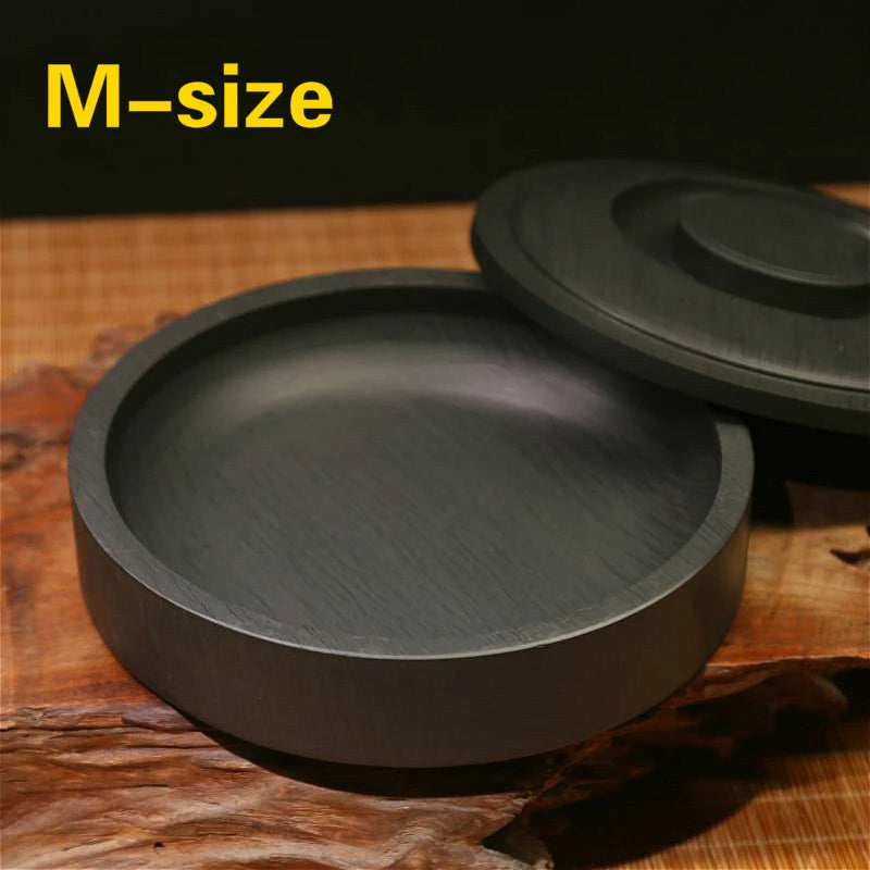 5-8 Inches Natural Inkstone Calligraphy Writing Ink Stone Traditional Chinese Painting Inkslab Multifunction Ink Grinding Plate