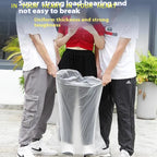 【X】Trash Bags Large Capacity Trash Bag Disposable Thickened Storage Bags Clear Recycling Bin Liners Bags Plastic Refuse Sacks