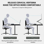 XMSJ Laptop Stand Adjustable Carbon Steel Notebook Tablet Stand Up to 17 Inch Macbook Laptop Portable Foldable Cooling Holder