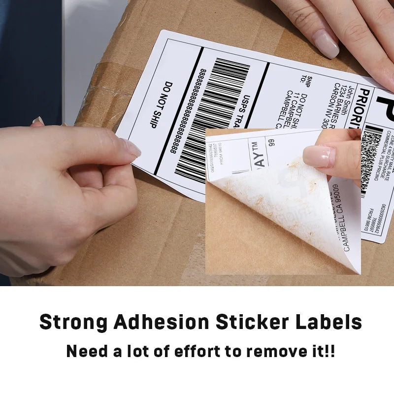 4"x6" Thermal Label Paper 100x150mm 350 Sheets/Roll Adhesive Stickers For Shipping Label Printer DHL UPS Express Barcode