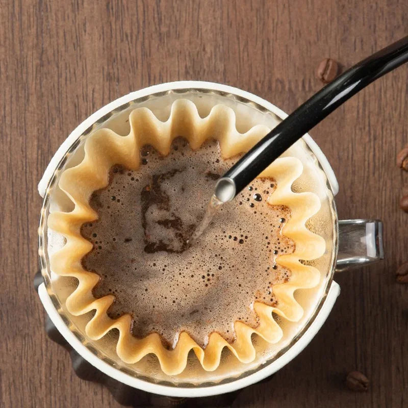 YRP Coffee Filter Papers 50 Sheets 1-2Cups 3-4Cups Paper Filter #155  #185 Pour Over Coffee Dripper & Wave Dripper Barista Tools