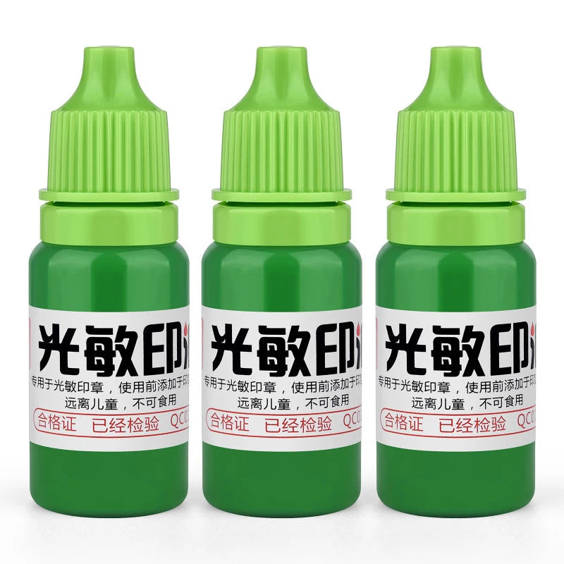 10ml Blue Red Black Ink Textile Clothes Ink Special Ink For Students Kids Name Stamp Printing On Clothing Waterproof Not Fade