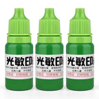 10ml Blue Red Black Ink Textile Clothes Ink Special Ink For Students Kids Name Stamp Printing On Clothing Waterproof Not Fade