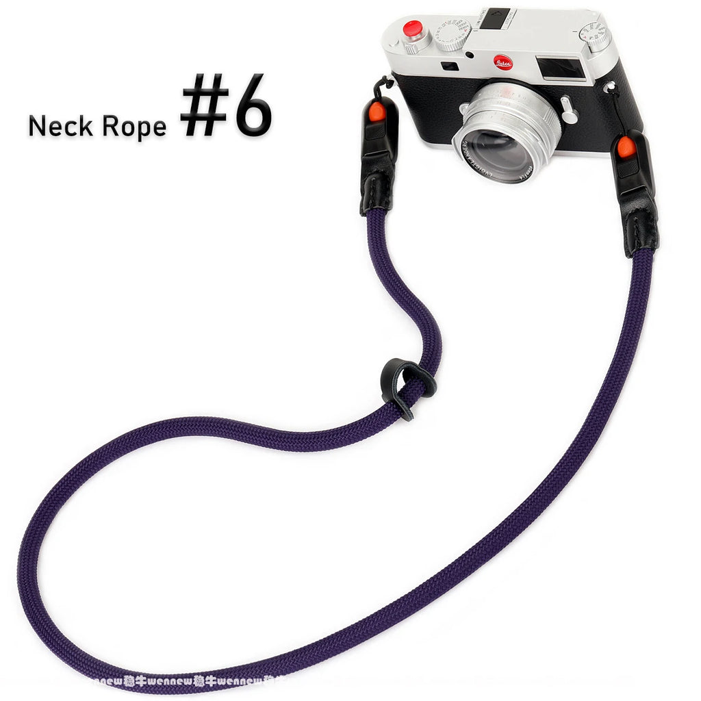 Quick Release Beads Round Rope Camera Shoulder Strap Lanyard for Canon Nikon Panasonic Sony Fujifilm Neck Strap Wrist Strap
