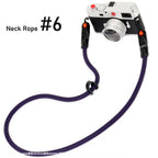 Quick Release Beads Round Rope Camera Shoulder Strap Lanyard for Canon Nikon Panasonic Sony Fujifilm Neck Strap Wrist Strap