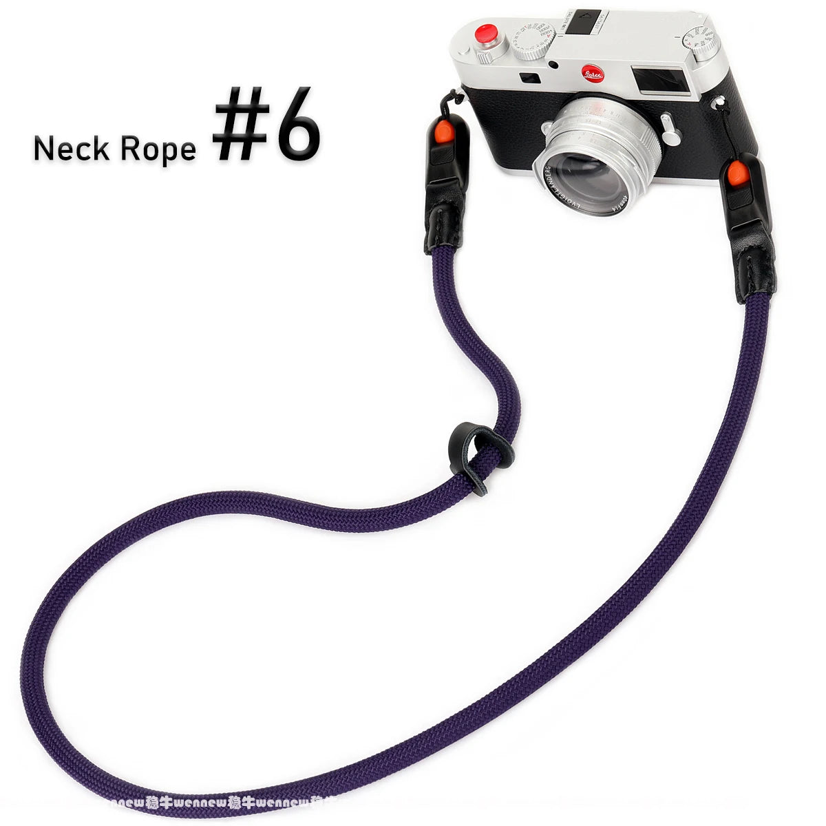 Quick Release Beads Round Rope Camera Shoulder Strap Lanyard for Canon Nikon Panasonic Sony Fujifilm Neck Strap Wrist Strap