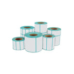 1000PCS Shipping Labels Barcode Sticker Supermarket Blank Stickers White Label Stationery Sticker Kitchen Spice Label Stickers