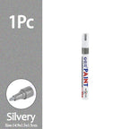 1/3/6/12Pcs Colorful Permanent Paint Marker Waterproof White Markers Tire Tread Rubber Fabric Paint Metal Paint Marker Pens