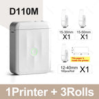 Niimbot D110 Label Printer Bluetooth Mini Adhesive Portable Smart Label Maker UV Without Ink For Office School Labeling Machine