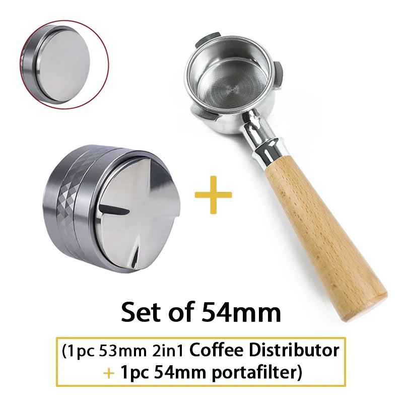 54mm Coffee Bottomless Portafilter Naked For Breville Sage 870 878 880 Filter Basket Barista Tools Espresso Machine Accessories