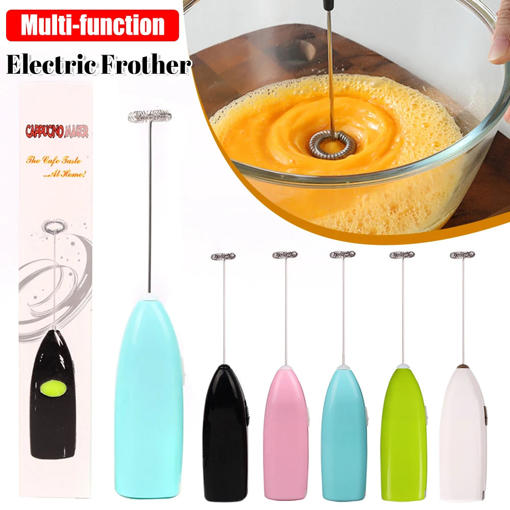 Ireless Milk Foamer Coffee Whisk Mixer Electric Blender Egg Beater Mini Frother Handle Stirrer Cappuccino Maker Cooking Tools