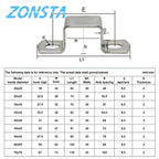Thickened Square Rectangle M-shaped U-shaped 304 Stainless Steel Horseback Tube Saddle Clip Buckle Throat Hoop Ohm Tube Card