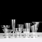 20pcs Disposable Dessert Cups Jelly Yogurt Cake Plastic Cup Transparent Baking Tools Food Container Party Decorative Tableware