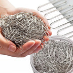 500/300/100PCS Metal Silver Paper Clips for Paperwork Stainless Steel Bookmark Paperclips Organizers Office School Supplies