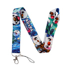 Japanese Anime Monsters Neck Strap Lanyard for Keys Keychain Badge Holder ID Credit Card Pass Mobile Phone Charm Accessories