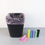 5 Rolls/bag Disposable Small Trash Bags Portable Pe Rubbish Bags Wastebasket Bags Small Garbage Bags Office Kitchen Waste