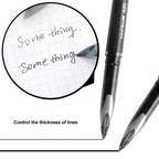 3/6pcs Japan Uniball Gel Pen AIR Straight Liquid Signature Pen UBA-188 Black Technology 0.5/0.7mm Free Writing School Supplies