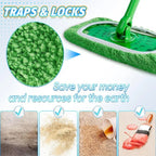 Kitchen Cleaning Accessories Flooring Cleaning Cloths Mop Head Replacement Washable Rag Towel Reusable Microfiber Mop Pads