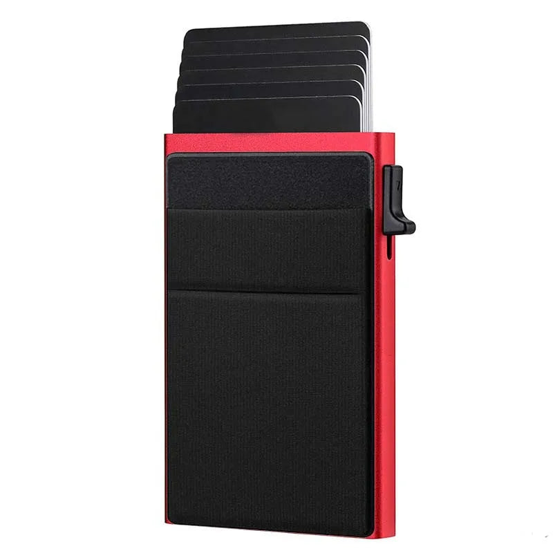 Rfid Credit Card Holder Men Thin Slim Mini Minimalist Wallets Luxury Metal Bank ID Cardholer Case Wallet for Men Carteras Choice