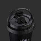 16Oz InsulatedCoffeeCupCoffeeThermosFlask with Leak Proof Lid AndHandle 304 Material Double Wall Insulation and Leak ProofDesign