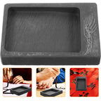 Ink Slab for Writing and Drawing Handmade Stone Material Inkslab Smooth for Beginners Collectors Decorative