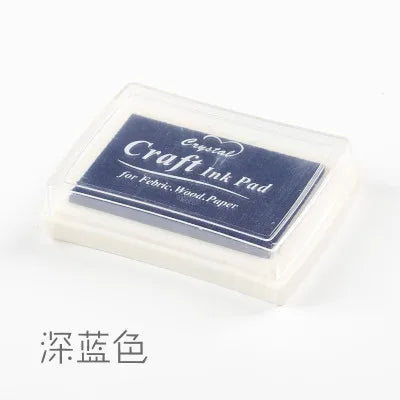 1pc 15 Colors Big Ink Pad Stamp Planner Scrapbooking Silicone Stamps Inkpad Diy Diary Greeting Card Making Supplies Inpad