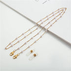 Fashion Reading Glasses Chain Pearl Flower Glasses Hanging Rope Anti-Lost Eyewear Mask Lanyard Women Sunglasses Glasses Chain