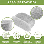 6pcs Charcoal Water Filters For NINJA Luxe Cafe ES601 ES655 ES701 Coffee Machines Charcoal Water FilterS Coffee Accessories