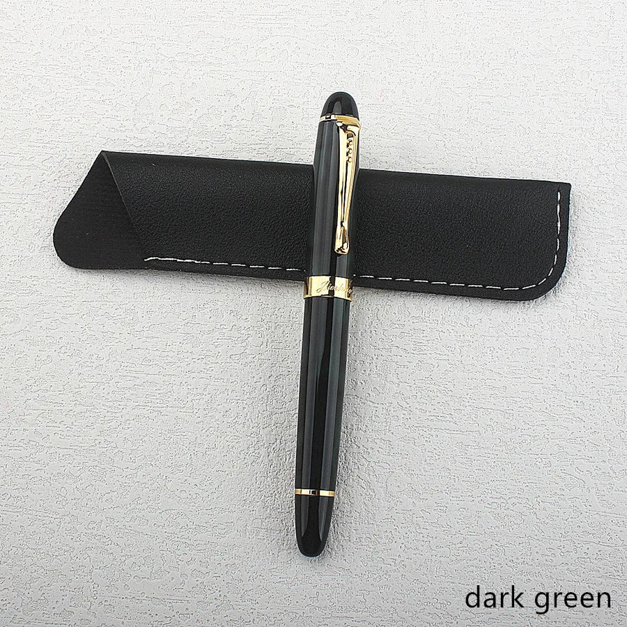 Jinhao X750 Classic Style Silver Clip Metal Fountain Pen 0.5 mm Nib Steel Ink Pens for Gift Office Supplies School Supplies