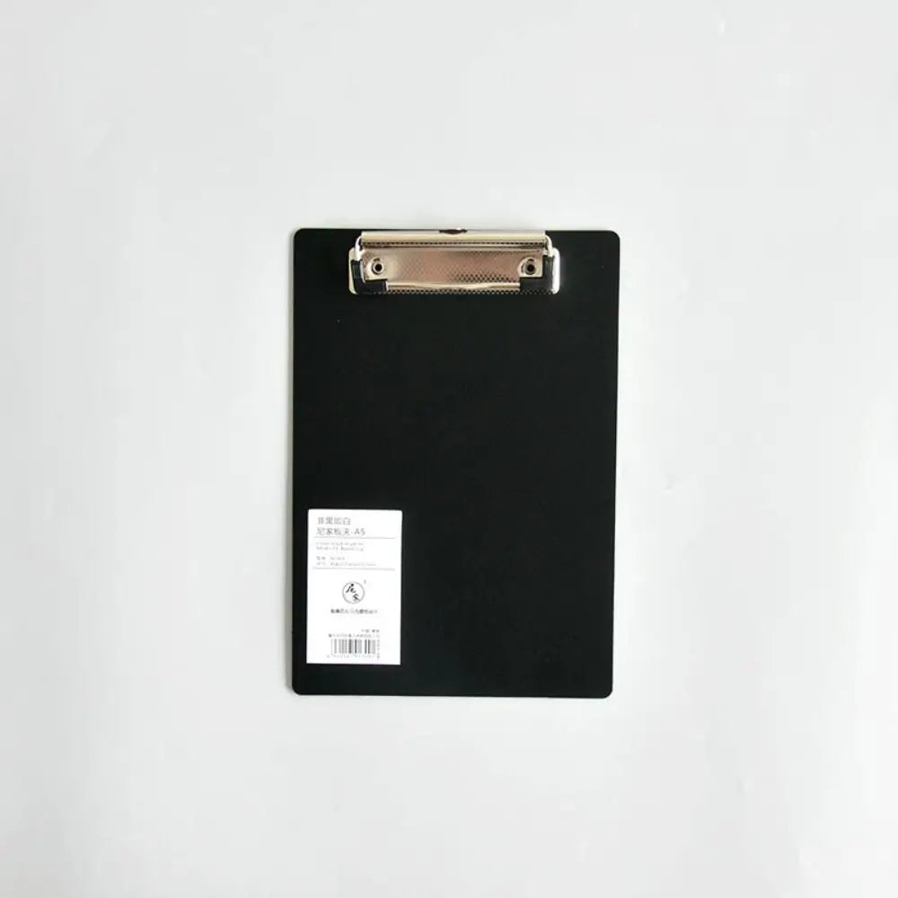 Writing Sheet Pad A4 A5 A6 File Folder Document Folder With Low Profile Gold Clip Writing Clipboard Writing Pad Black White