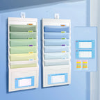 Ombre Expandable File Pouch, Dual-use Hanging & Foldable Design, Great for Daily Document Storage
