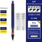 UNI KURUTOGA Mechanical Pencil M5-452 Creative Writing Continuous Sketch 0.5mm Lead Automatic Rotating Mechanical Pencil