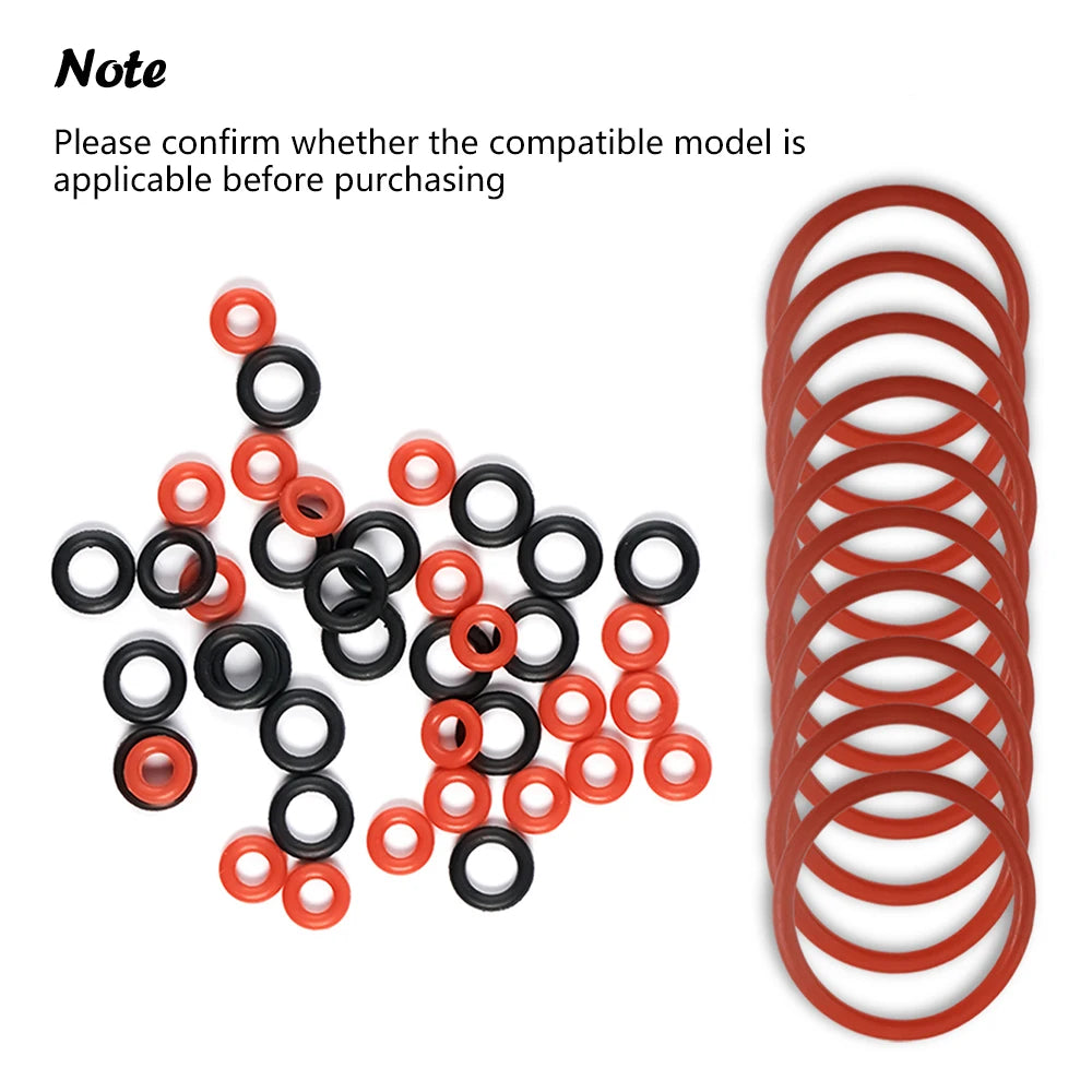 50PCS Silicone O-Ring Seals Maintenance Set Compatible With Jura C D E F S X ENA GIGA Series Coffee Machines