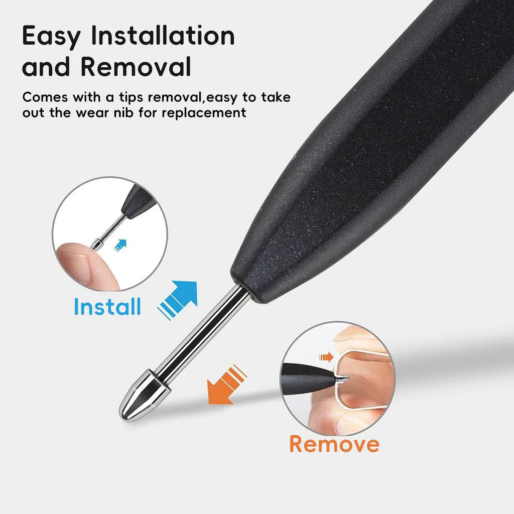 GUUGEI Replacable Pencil Nib for Samsung Tablet S6 Lite S7 S9 Note10/20 Titanium Alloy Touch Stylus S Pen Tip Wear Resistant