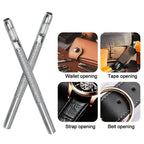 4pcs Belt Hole Punchers Leather Round Hole Punch Kit Belt Watch Band Hollow Galvanized Hand DIY Tools 2.5/3/3.5/4mm