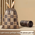 30/roll Drawstring Garbage Bags, Leak Proof Garbage Bags Can Be Used for Kitchen, Living Room, Office, Dining Room, Etc