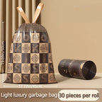 30/roll Drawstring Garbage Bags, Leak Proof Garbage Bags Can Be Used for Kitchen, Living Room, Office, Dining Room, Etc