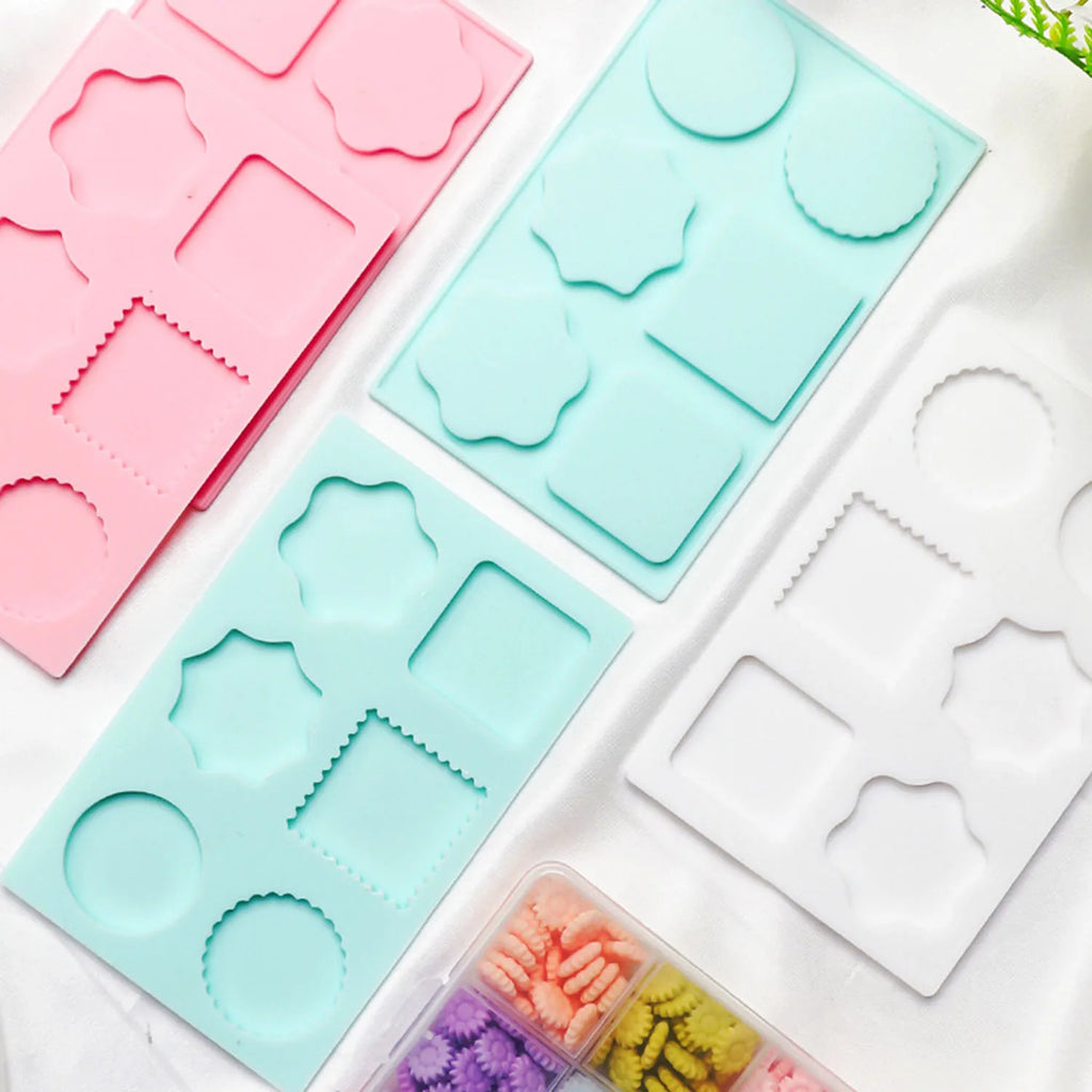 Wax Seal Stamp Silicone Mold Pad Multiple Sizes Sealing Wax Mould Mats Sealing Fix Shapes Envelope Invitation DIY Scrapbook Tool
