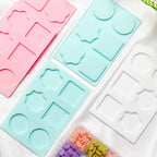 Wax Seal Stamp Silicone Mold Pad Multiple Sizes Sealing Wax Mould Mats Sealing Fix Shapes Envelope Invitation DIY Scrapbook Tool