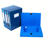 1pcs Foldable A4 File Folders, Large Capacity PP Document Storage Boxes, Suitable for Office, School, Back to School Season