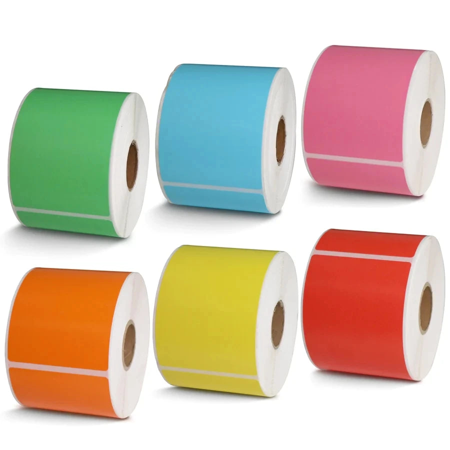Premium quality 2.25" X 4" Custom Self-adhesive Thermal Shipping Labels 57 X 102 mm 350 Color labels per roll