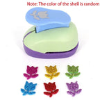 Flower Punch 5×3×4.5cm, Labor-Saving Paper Punch for Kids, DIY Scrapbooking & Embossing Tool for EVA Foam Crafts