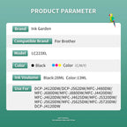 LC223 XL Ink Cartridge For Brother LC 223 223XL Compatible DCP-J4120DW MFC-J4420DW J4620DW 4625DW Printer