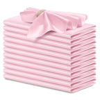 12PCS Wedding Red Satin Napkin 30x30cm Wholesale Soft Table Napkins for New Year Christmas Decoration Party Dinner Table Decor