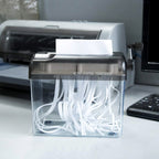 A6 Paper Shredder Mini Multifunctional Manual Bill Office Documents Shredder Destroyer Waste Paper Strip Cutting Machine