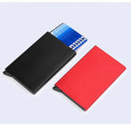 Anti Rfid Blocking Protected Magic Men ID Credit Card Holder Wallet Men Women Metal Business Bank CreditCard Cardholder Case