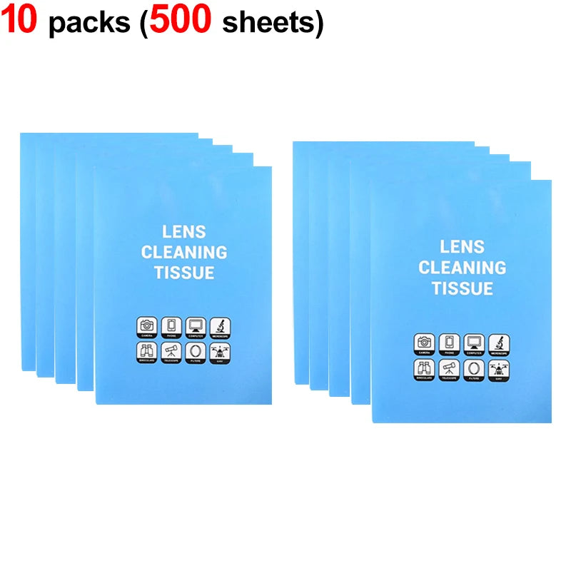 Lens Cleaning Tissue Paper Lens Cleaner Papers Tissue for Microscope Camera Len Glasses Computer Screens Electronic Screens