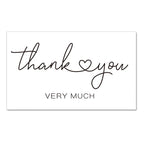 50pcs Thank You For Your Order Card Custom Write Your Business Card Small Business Gifts Decoration Goods Follow Card